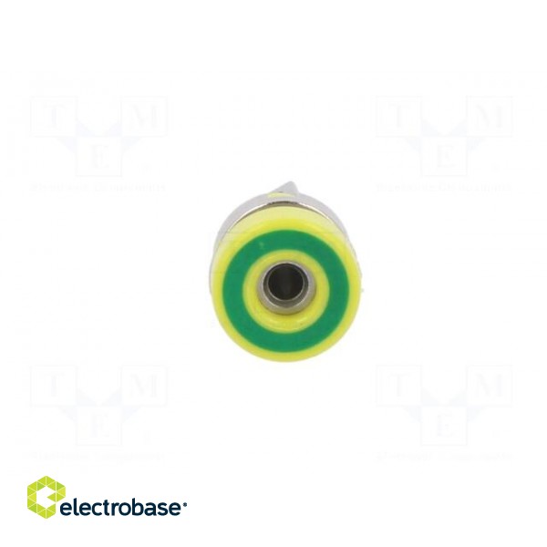 Socket | 2mm banana | 10A | 23mm | yellow-green | insulated | 60VDC paveikslėlis 9