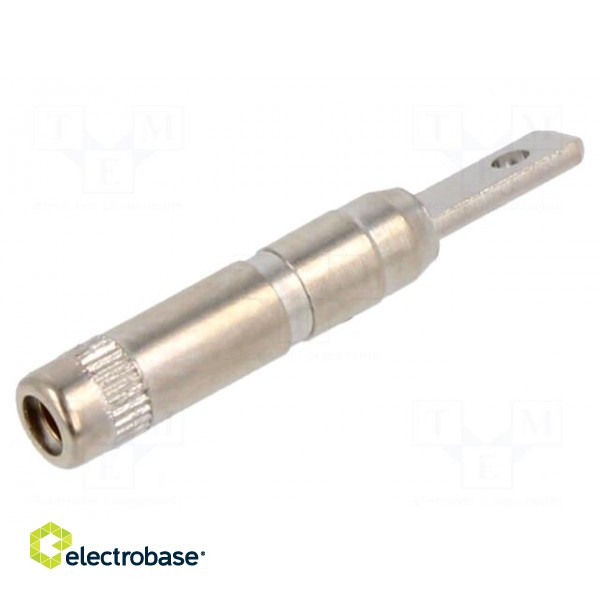 Socket | 2mm banana | 10A | 30VAC | 60VDC | Contacts: brass