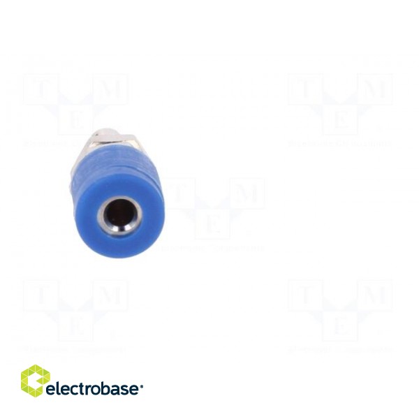 Socket | 2mm banana | 10A | 33VAC | 70VDC | blue | insulated | -40÷110°C image 9