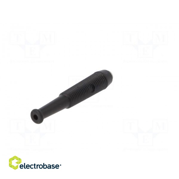 Socket | 2mm banana | 6A | 60VDC | Overall len: 39mm | black | on cable фото 6