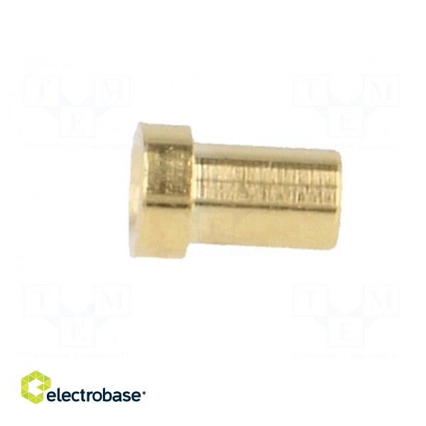 Socket | 2mm banana | 6mm | non-insulated | Plating: gold-plated image 3
