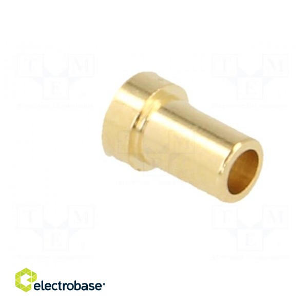 Socket | 2mm banana | 6mm | non-insulated | Plating: gold-plated image 4
