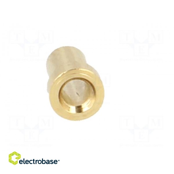 Socket | 2mm banana | 6mm | non-insulated | Plating: gold-plated фото 9