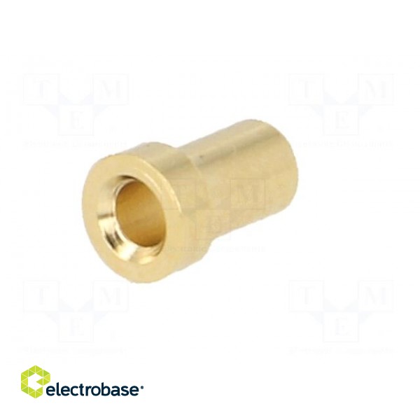 Socket | 2mm banana | 6mm | non-insulated | Plating: gold-plated image 2