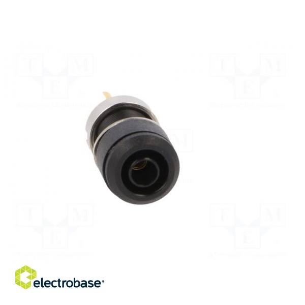 Socket | 2mm banana | Overall len: 29mm | black | soldered | insulated image 9