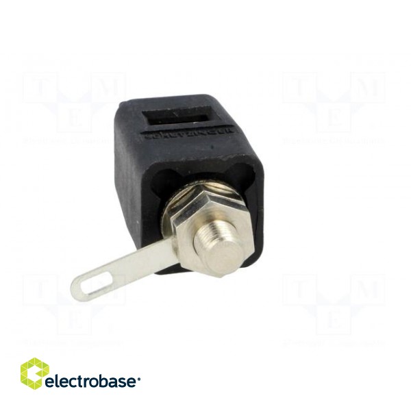 Laboratory clamp | black | 70VDC | 16A | screw | nickel | polyamide | 29mm image 5