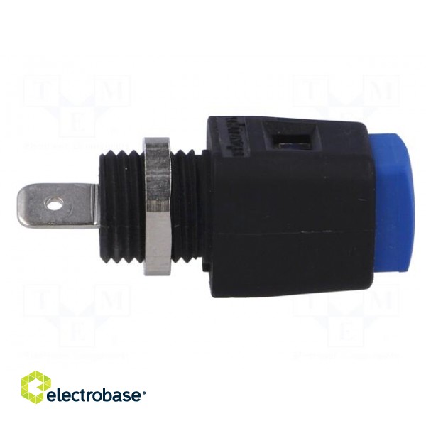 Laboratory clamp | blue | 60VDC | 16A | Contacts: nickel | -25÷90°C image 7