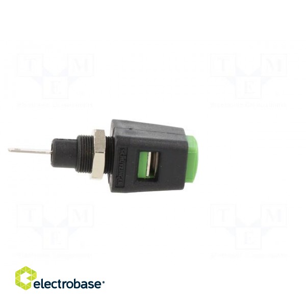 Laboratory clamp | green | 70VDC | 16A | screw | nickel | polyamide image 7