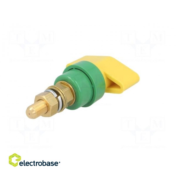 Laboratory clamp | yellow-green | 1kVDC | 100A | Contacts: brass | 81mm image 6