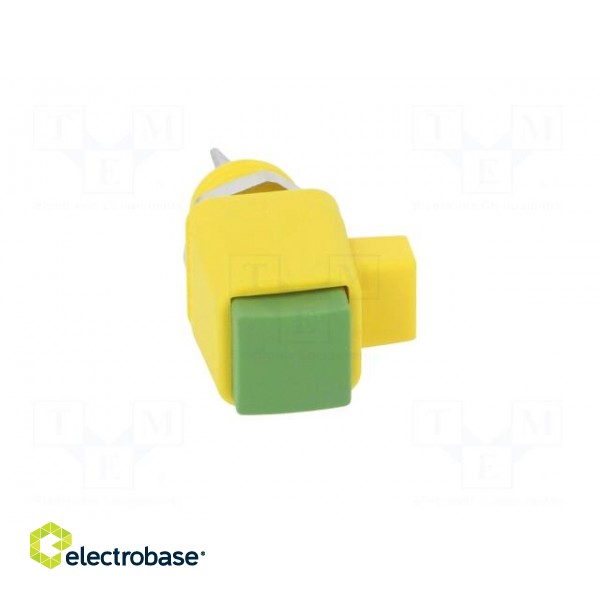 Laboratory clamp | yellow-green | 300VDC | 16A | Contacts: nickel фото 9