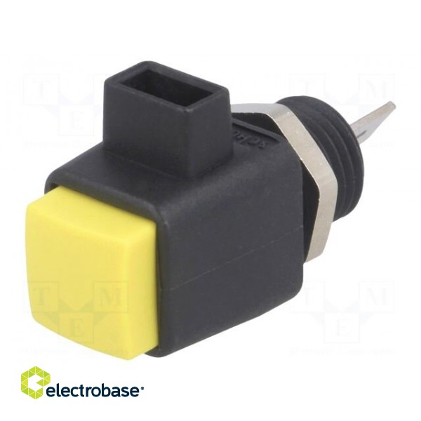 Laboratory clamp | yellow | 300VDC | 16A | Contacts: nickel | -25÷90°C paveikslėlis 1