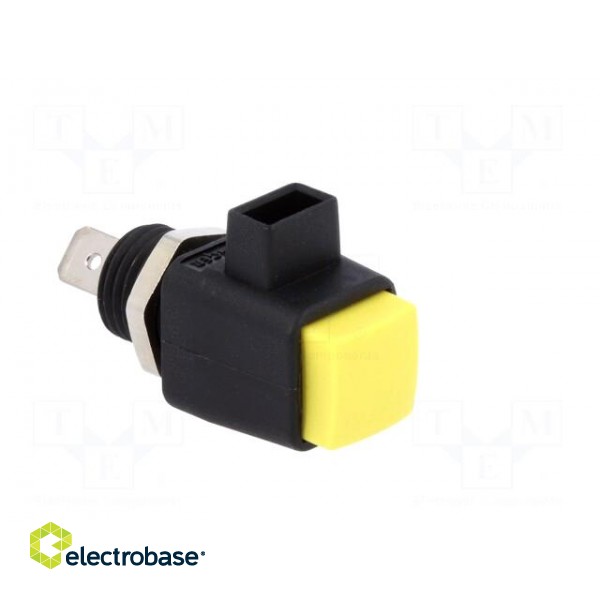 Laboratory clamp | yellow | 300VDC | 16A | Contacts: nickel | -25÷90°C фото 8