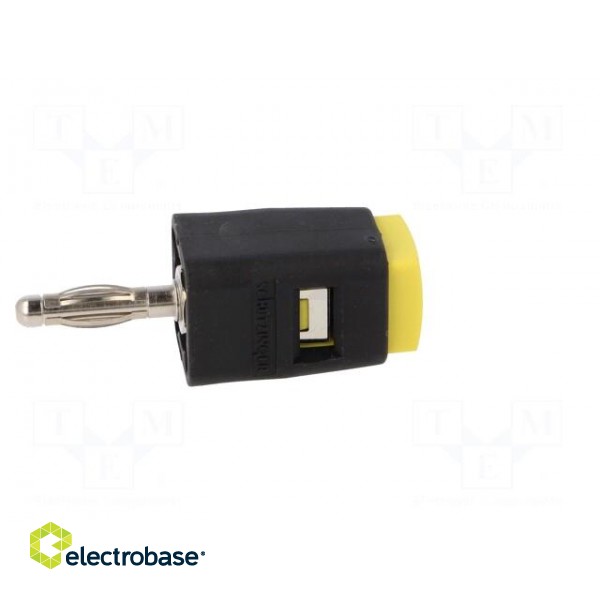 Laboratory clamp | yellow | 70VDC | 16A | screw | nickel | polyamide image 7