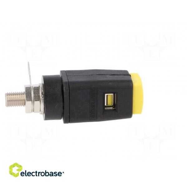 Laboratory clamp | yellow | 60VDC | 16A | Contacts: nickel | -25÷90°C image 7