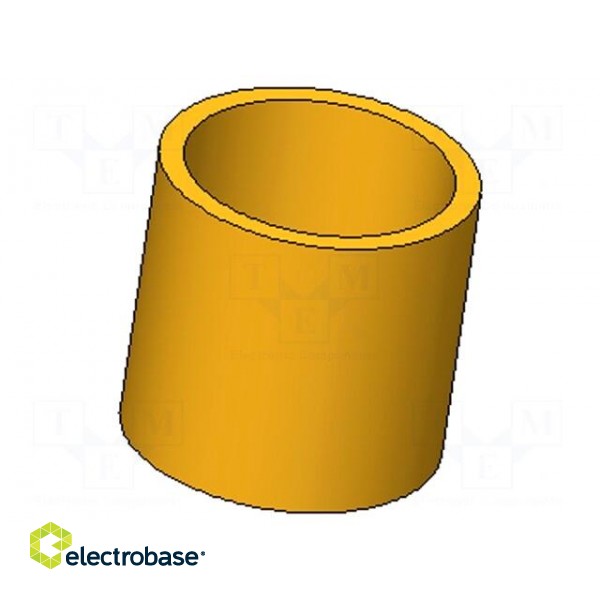 Sleeve for test probe | Contacts: brass | Features: magnetic | L: 3mm