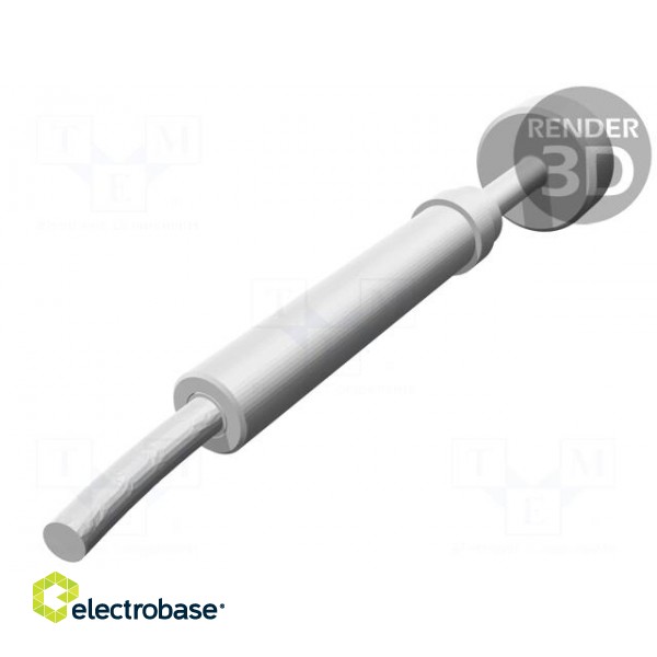Test probe | Operational spring compression: 4mm | Min.pitch: 4mm