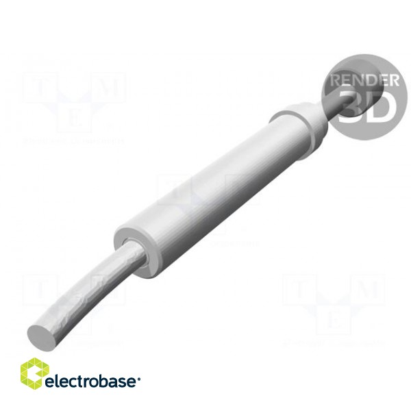 Test probe | Operational spring compression: 4mm | Min.pitch: 4mm