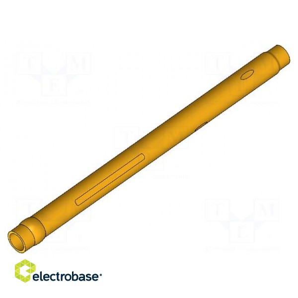 Test probe socket | Contact plating: gold-plated | KS-075 | 19.5mm