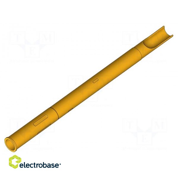 Test probe socket | Contact plating: gold-plated | KS-112 | 30mm