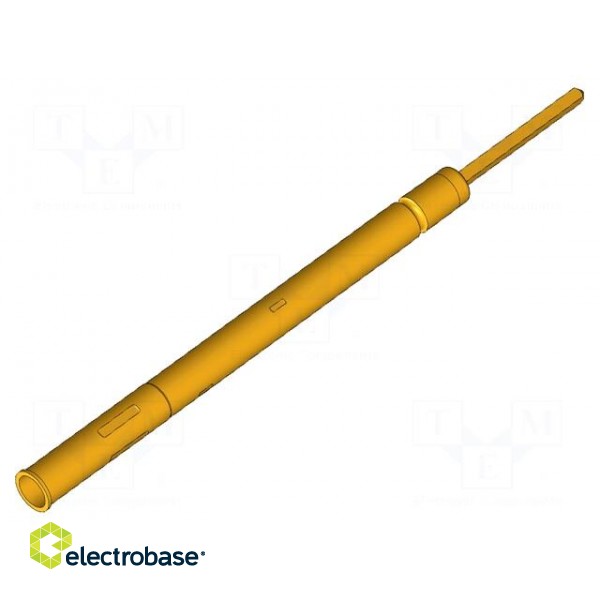Test probe socket | Contact plating: gold-plated | KS-112 | 36.2mm
