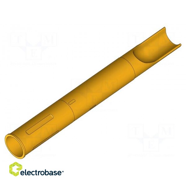 Test probe socket | Contact plating: gold-plated | KS-113 | 25mm