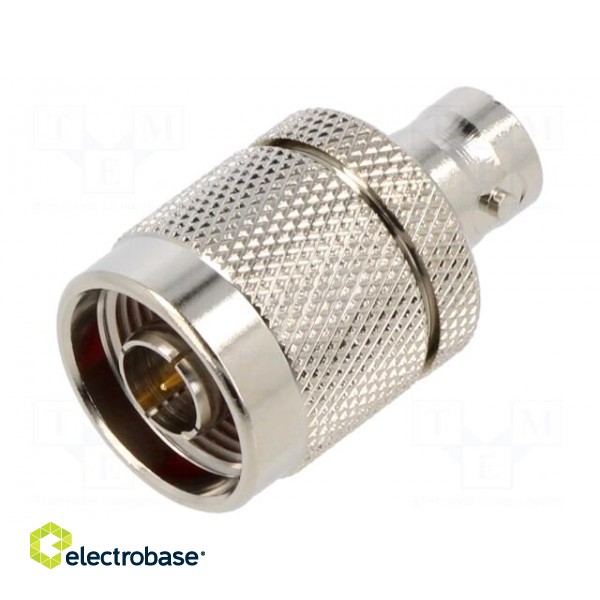 Adapter | 33.9mm | BNC socket,N plug | 50Ω | 4GHz фото 1