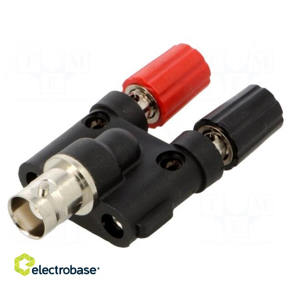 Adapter | 60VDC | Type: with 4mm transversal socket | max.115°C фото 1