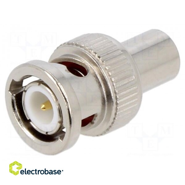 Adapter | BNC plug,coaxial socket | 50Ω | 500MHz paveikslėlis 1