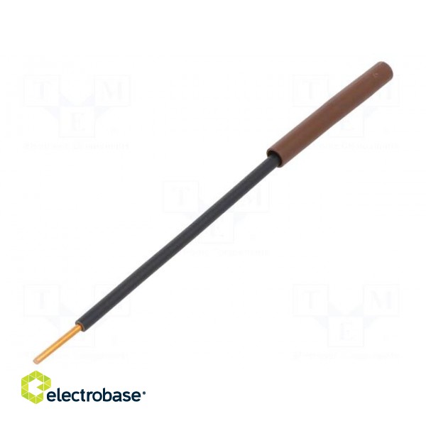 Adapter | brown | 32A | Overall len: 130mm | 1kV | Ø: 1.8mm