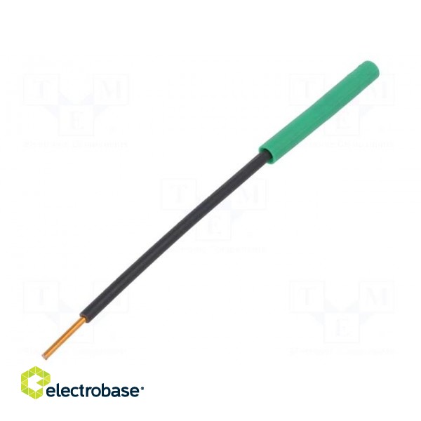 Adapter | green | 32A | Overall len: 130mm | 1kV | Ø: 1.8mm