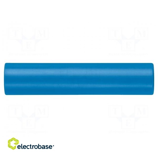 Connector: 4mm banana | adapter | blue | 70VDC | 16A | 45mm | -10÷70°C