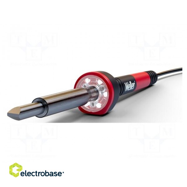 Soldering iron: with htg elem | Power: 80W | 230V | Illumin: LED image 2