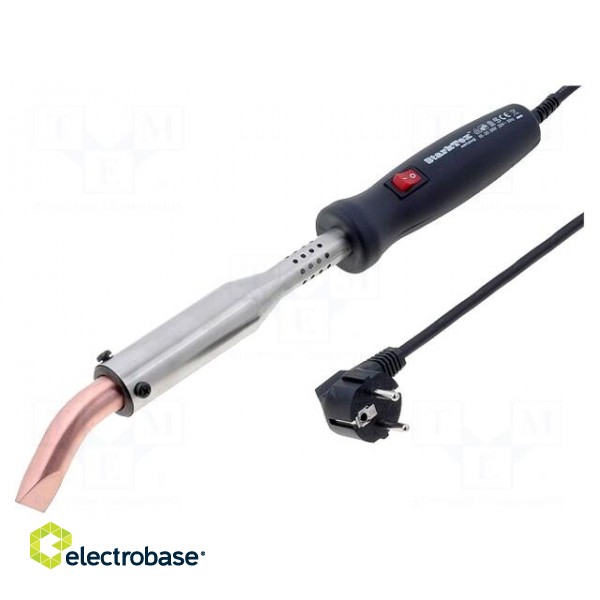 Soldering iron: with htg elem | 200W | 230V | Plug: EU