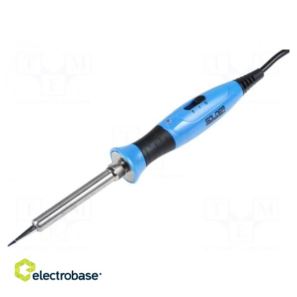 Soldering iron: with htg elem | 23/45W | 230V | Plug: EU