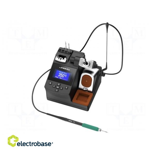 Soldering station | Station power: 40W | 90÷450°C | ESD | Display: LCD