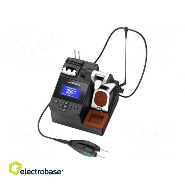 Soldering station | Station power: 80W | 90÷450°C | ESD | Display: LCD