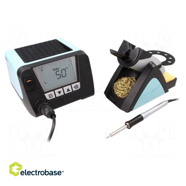 Soldering station | Station power: 95W | Power: 90W | 50÷450°C | ESD image 1
