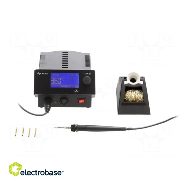 Soldering station | Station power: 120W | 150÷450°C | ESD фото 2