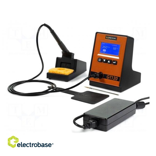 Soldering station | Station power: 120W | ESD | Display: LCD 2,5"