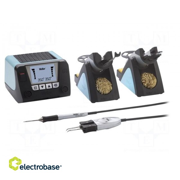 Soldering station | Station power: 150W | 100÷450°C | ESD | Ch: 2 | WT