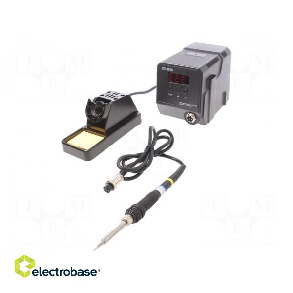 Soldering station | Station power: 60W | 50÷480°C | Display: LED фото 1