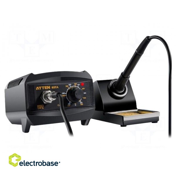 Soldering station | Station power: 65W | 200÷480°C | ESD фото 2