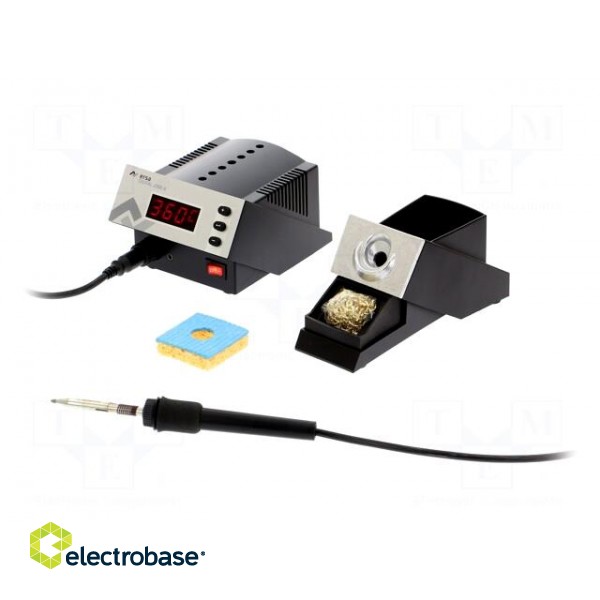 Soldering station | Station power: 80W | Power: 80W | 150÷450°C | ESD image 1