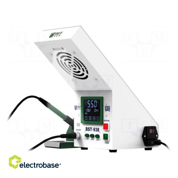 Soldering station | Station power: 85W | Power: 70W | 100÷500°C | ESD