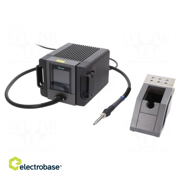 Hot air soldering station | digital,touchpad | 180W | 100÷450°C image 1