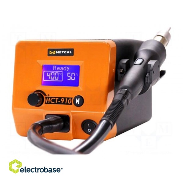 Hot air soldering station | digital,with knob | 900W | 50÷600°C