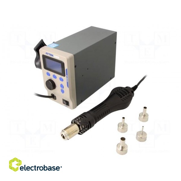 Hot air soldering station | digital,with push-buttons | 800W image 3