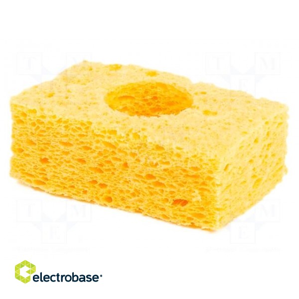 Tip cleaning sponge | for soldering station | 130x78x35mm