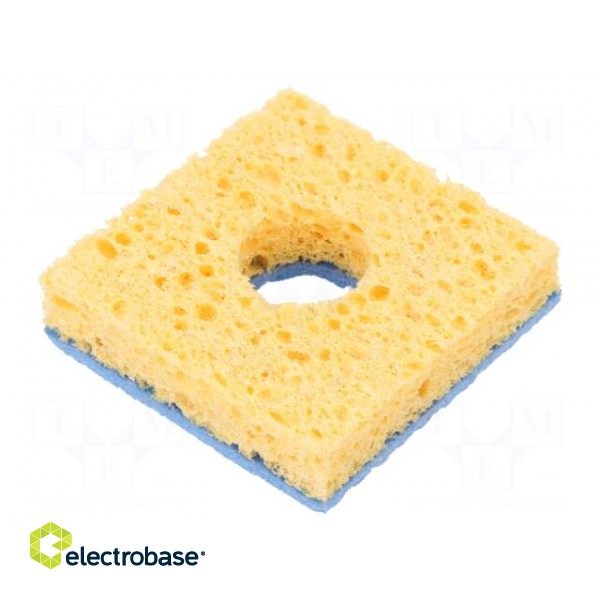 Tip cleaning sponge | for soldering station | ERSA | 55x55mm