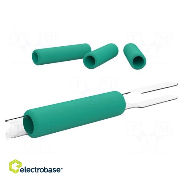 Grip | for  soldering iron | 4pcs | JBC-T210-A | green